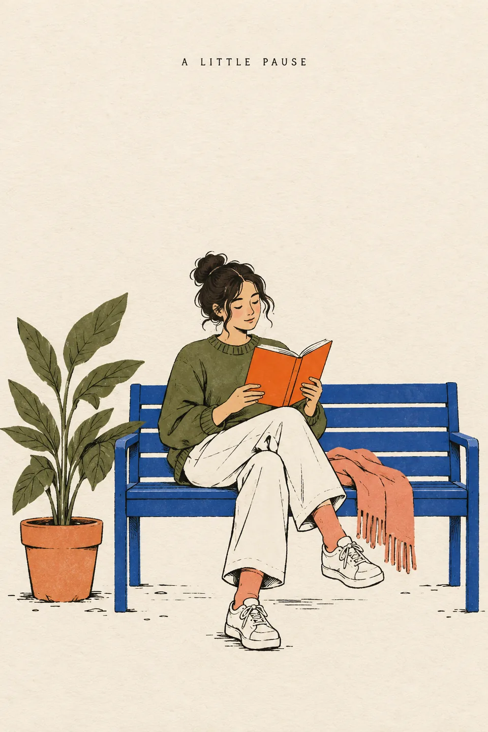 Give a small everyday moment the space of an editorial poster.
